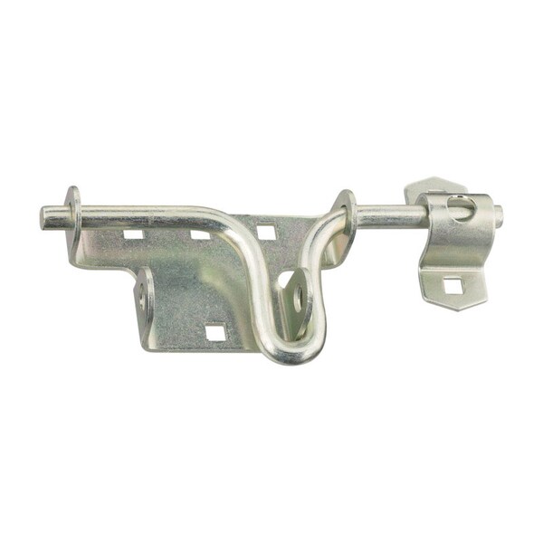 National Hardware 6.19 in. H X 2 in. W X 2.25 in. L Zinc-Plated Steel Sliding Bolt Door/Gate Latch N165-555 - main